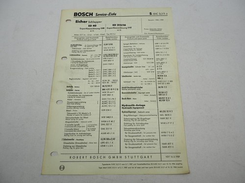 Original bosch service liste - original,