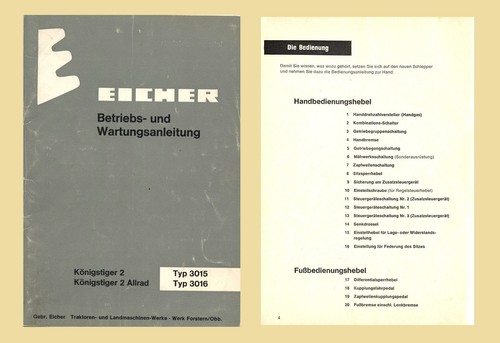 Eicher 3015 3016 - , königstiger