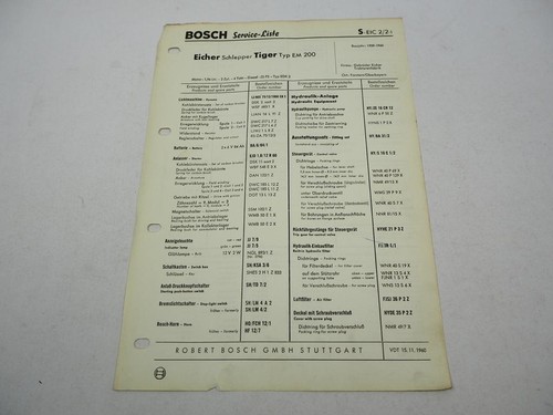 Original bosch service liste - bosch, service-liste