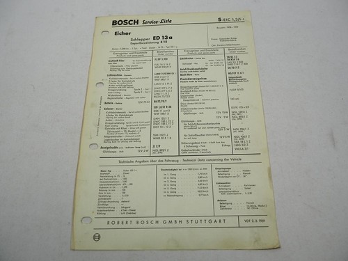Original bosch service liste - original, service-liste