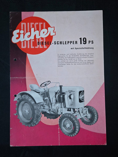 Original prospekt eicher - prospekt,
