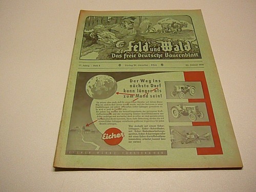Traktor zeitung eicher lanz - eicher,