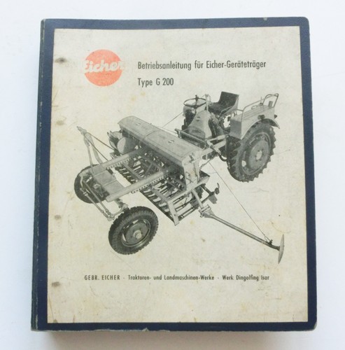 Eicher geräteträger 200 - geräteträger,