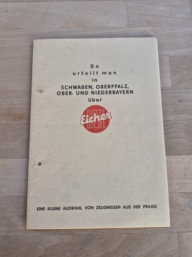 Orig schlepper prospekt - orig.,