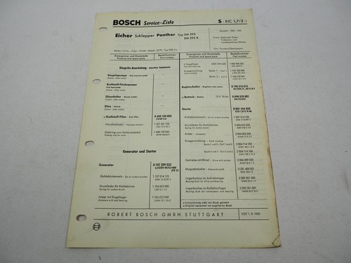 Original bosch service liste - original,