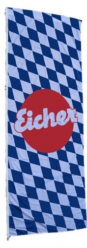 Hissfahne weiß blau mit - weiß-blau,