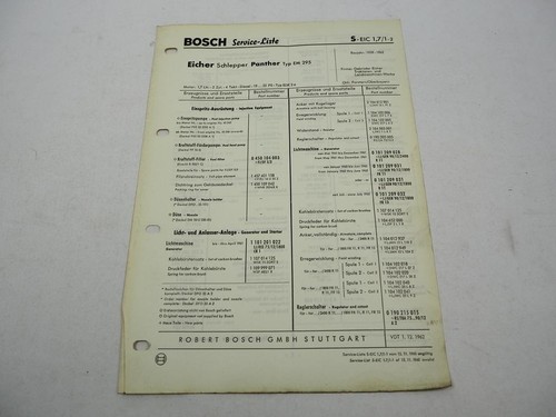 Original bosch service liste - original,