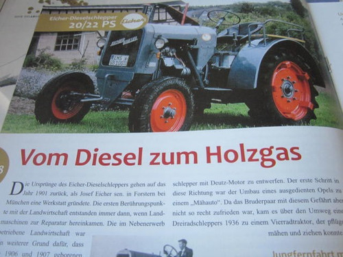 Eicher dieselschlepper ps - 22,