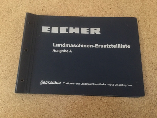 Orig eicher landmaschinen - eicher,