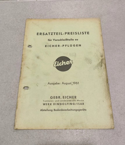 Ersatzteil-Preisliste