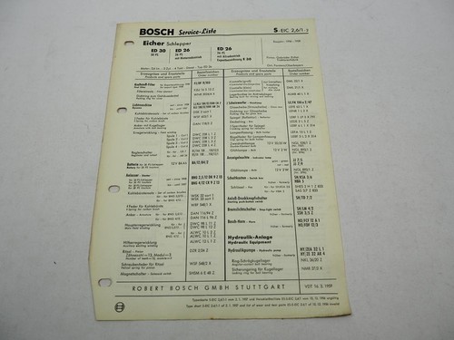 Original bosch service liste - bosch, service-liste